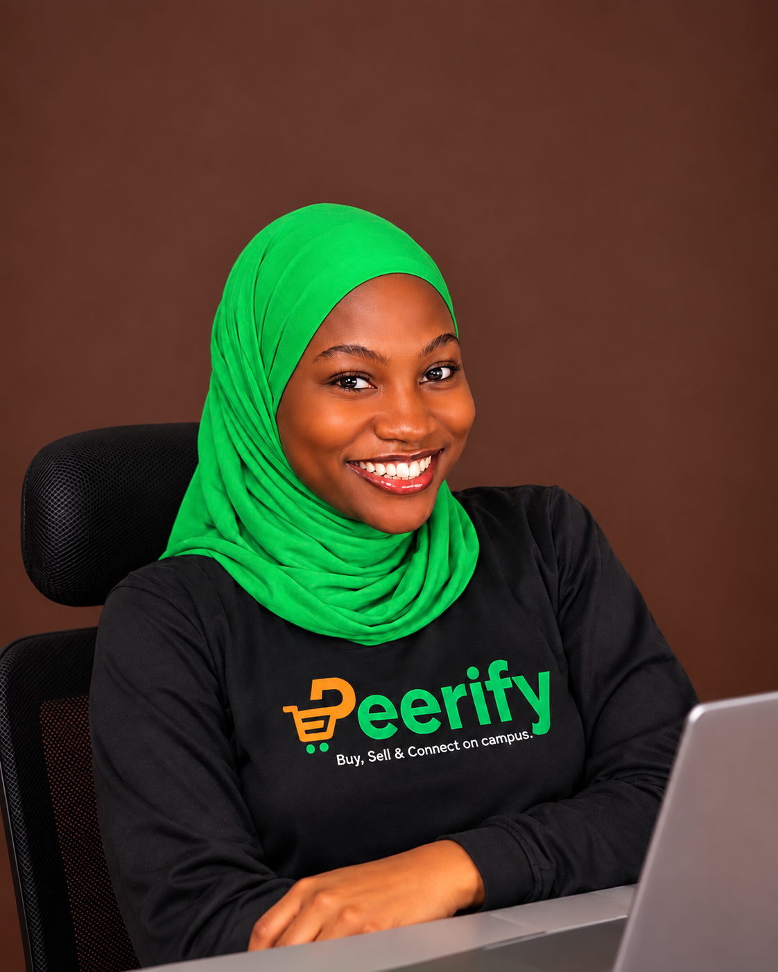 Kaothar Jimoh, founder of Peerify